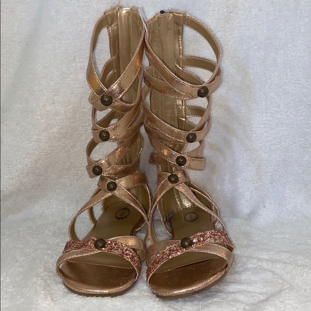 Rose gold joyfolie Hercules sandals